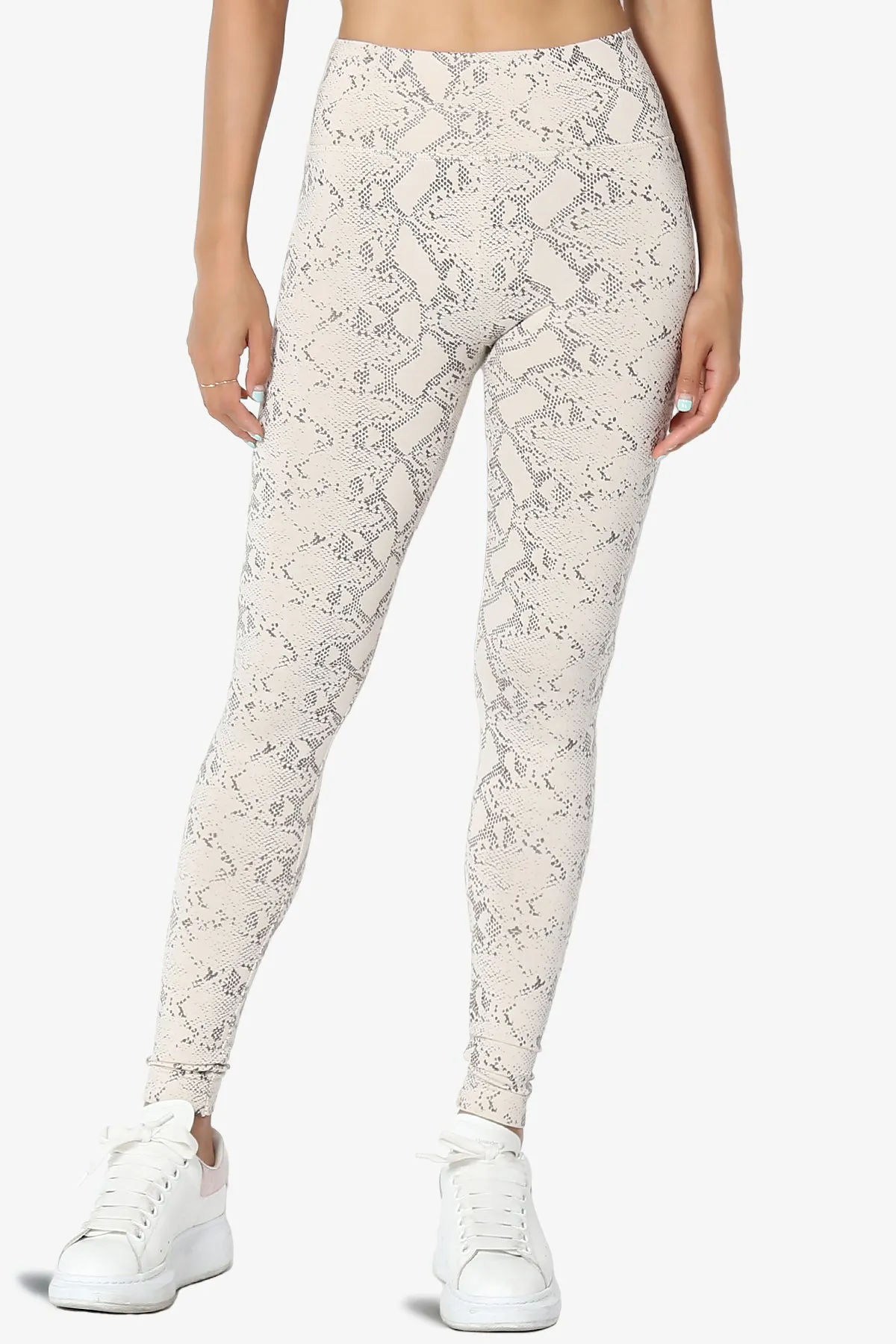 Donddi Snake Print Fleece Leggings