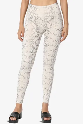 Donddi Snake Print Fleece Leggings