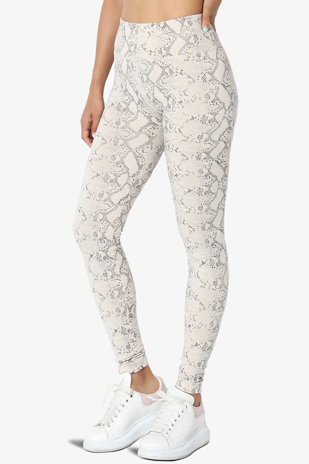 Donddi Snake Print Fleece Leggings