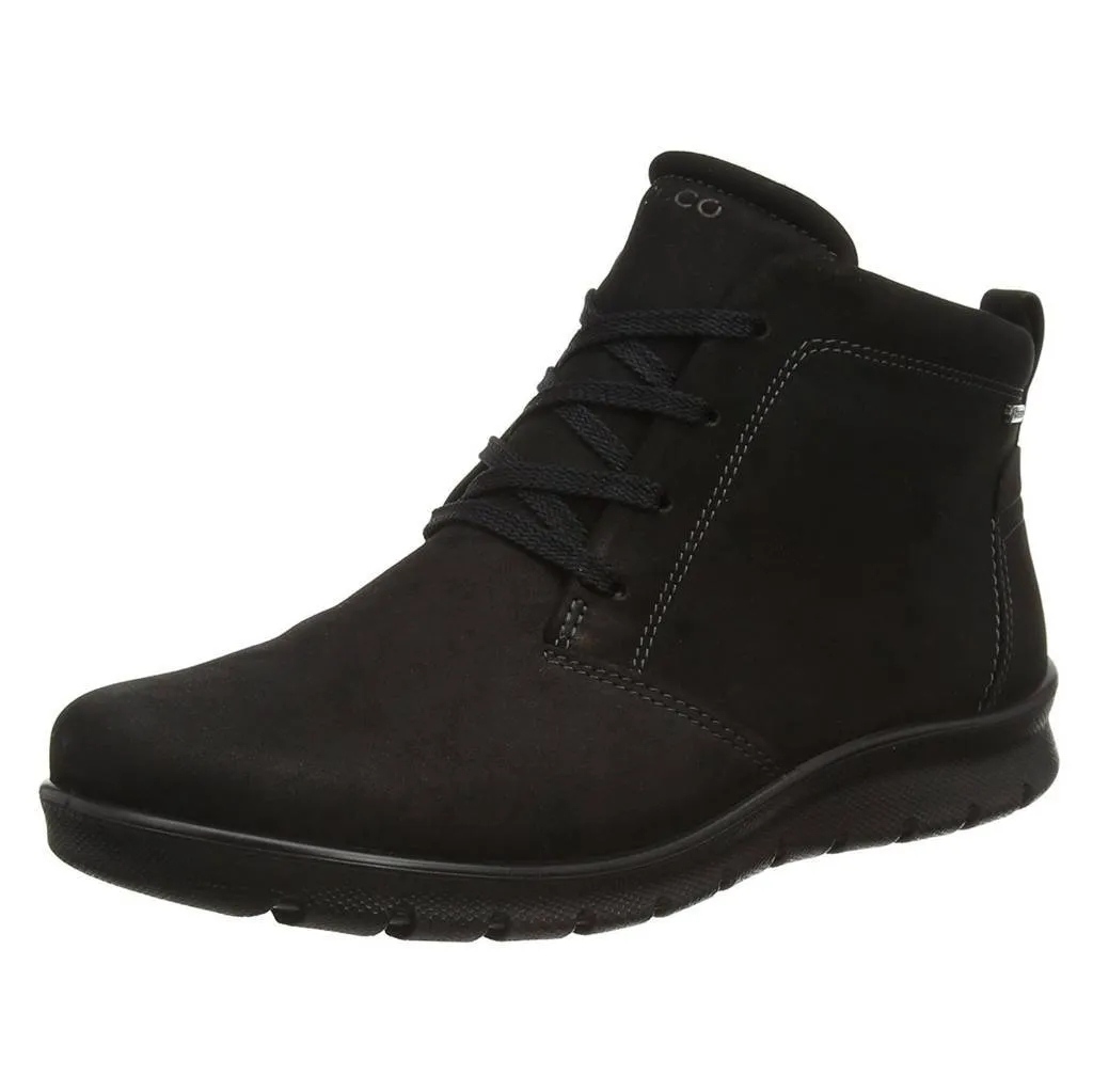 Ecco Babett Low Cut Lace Gore-Tex Black Womens Boots - UK 4-4.5