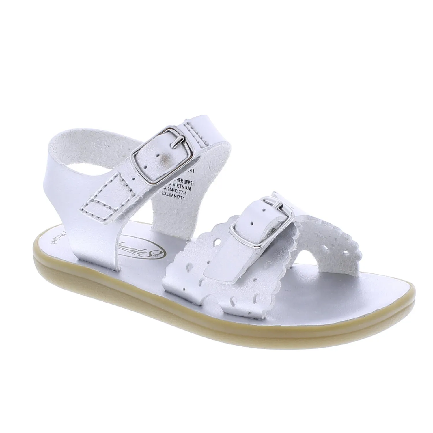 Eco-Ariel Silver Waterproof Velcro Sandal