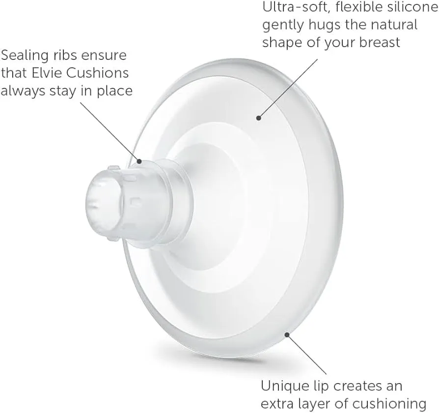 Elvie Pump / Elvie Stride Nipple Cushions - M 17mm (2 pack)