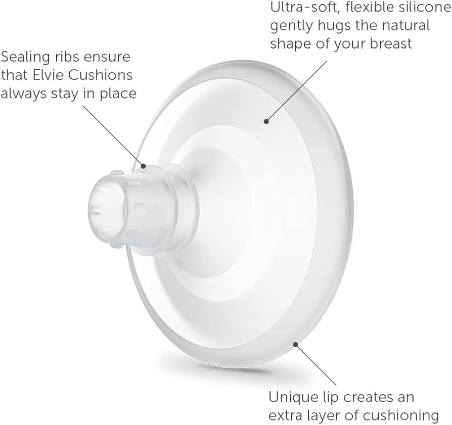 Elvie Pump / Elvie Stride Nipple Cushions - S 15mm (2 pack)