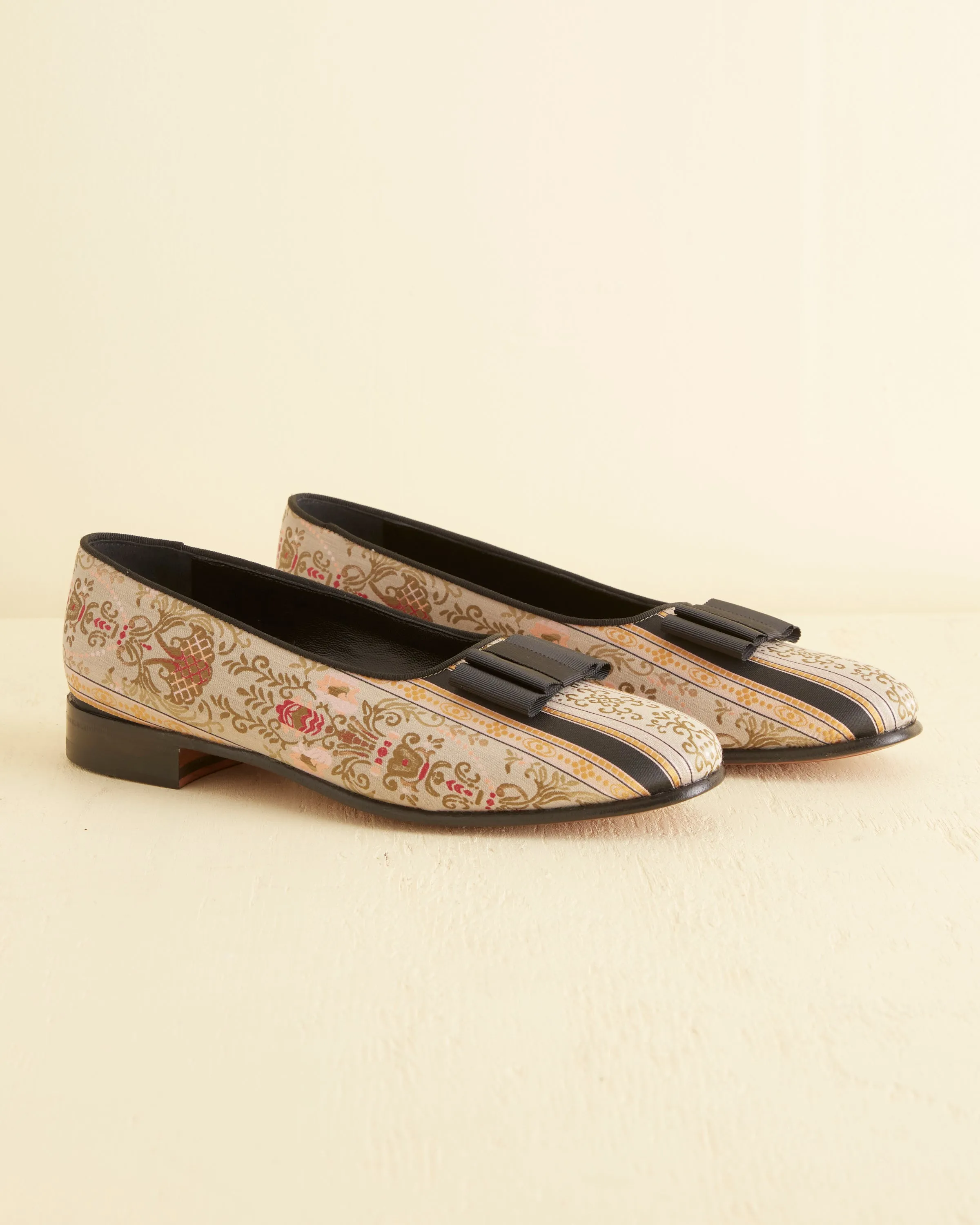 Floret Brocade Opera Pumps