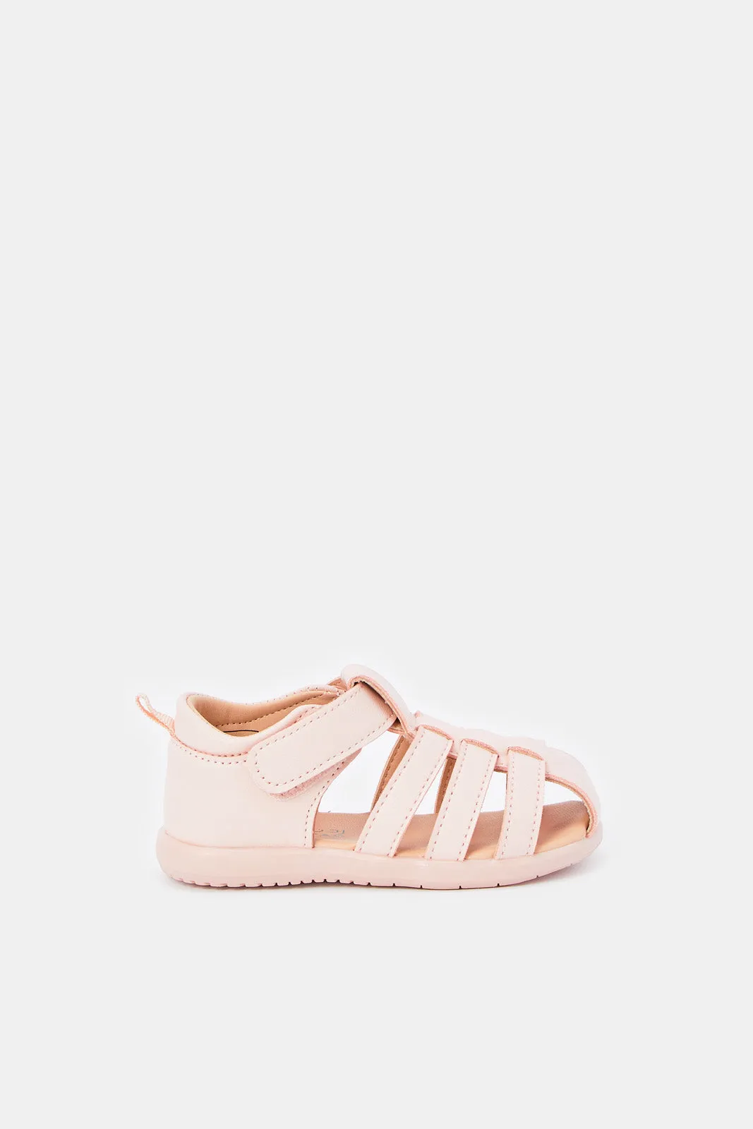 Girls Pink Fisherman Sandal