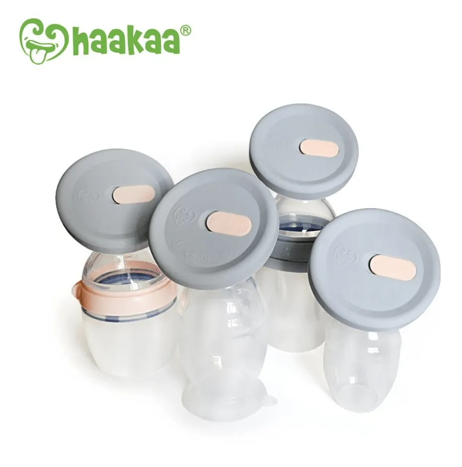 Haakaa Grey Silicone Lid ~ fits all pumps