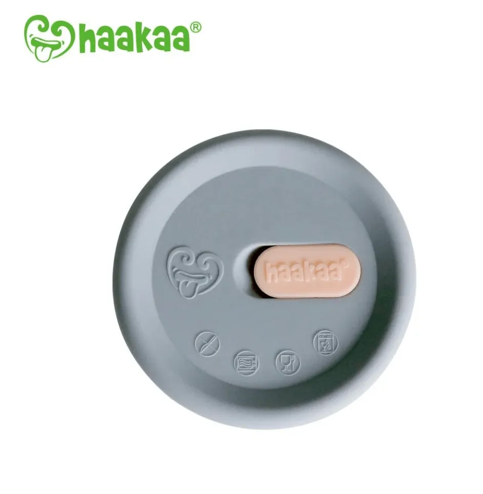 Haakaa Grey Silicone Lid ~ fits all pumps