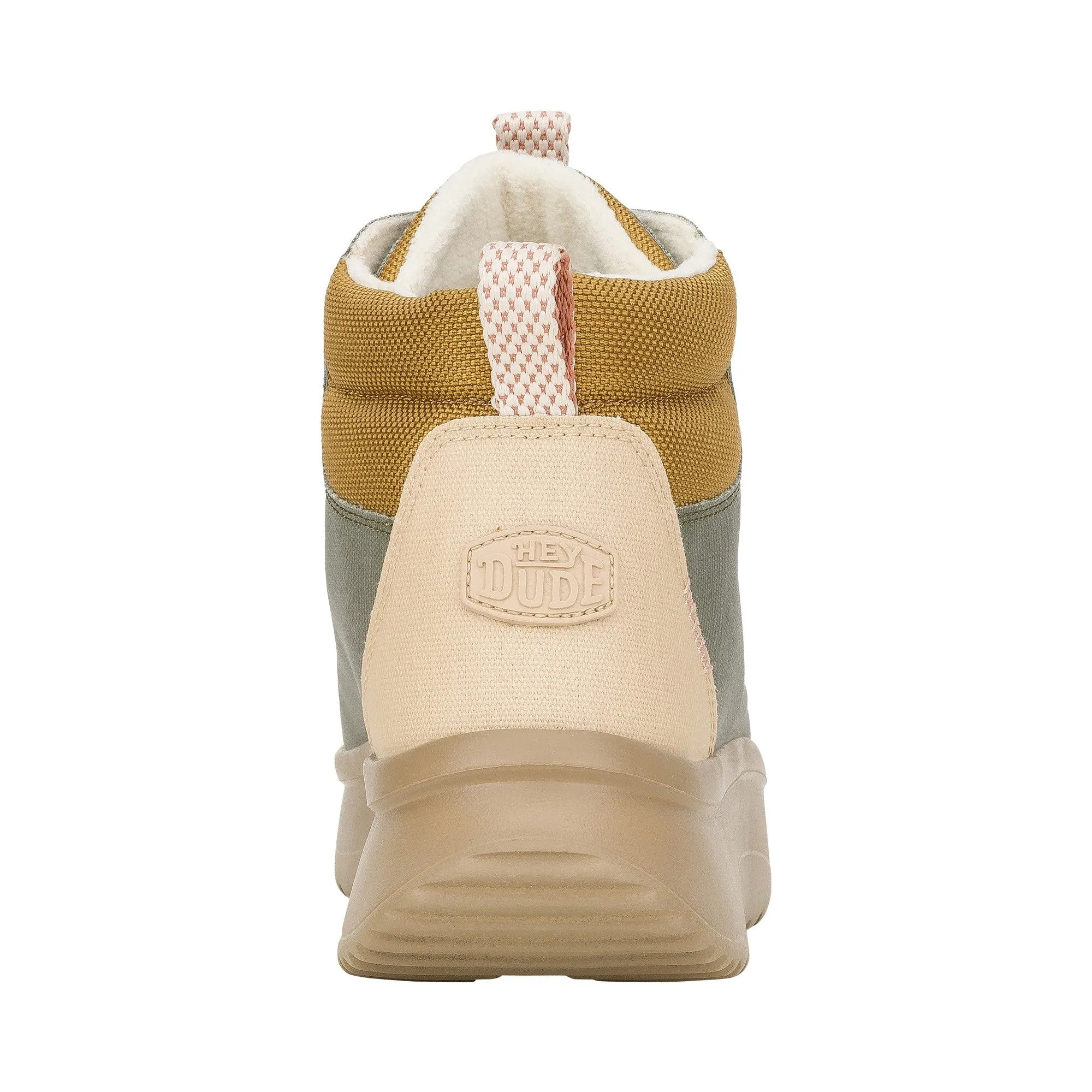 HEYDUDE Wendy Peak Apres Womens Ankle Boots - Olive