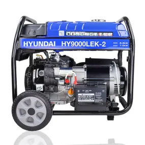 Hyundai HY9000LEK-2 7kW Petrol Open Frame Site Generator