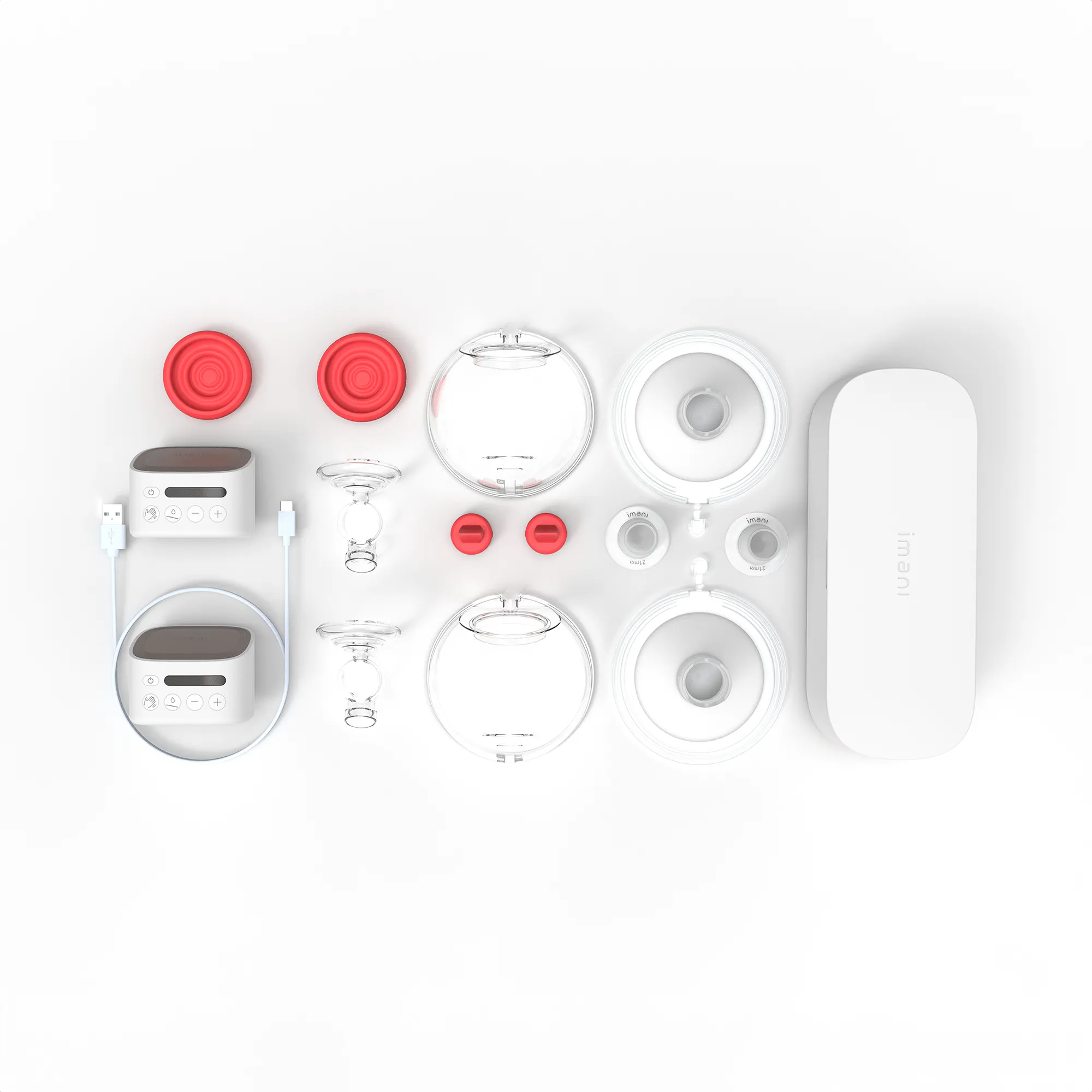 Imani i2 Plus Wearable Breast Pump w/Dual Charging Dock