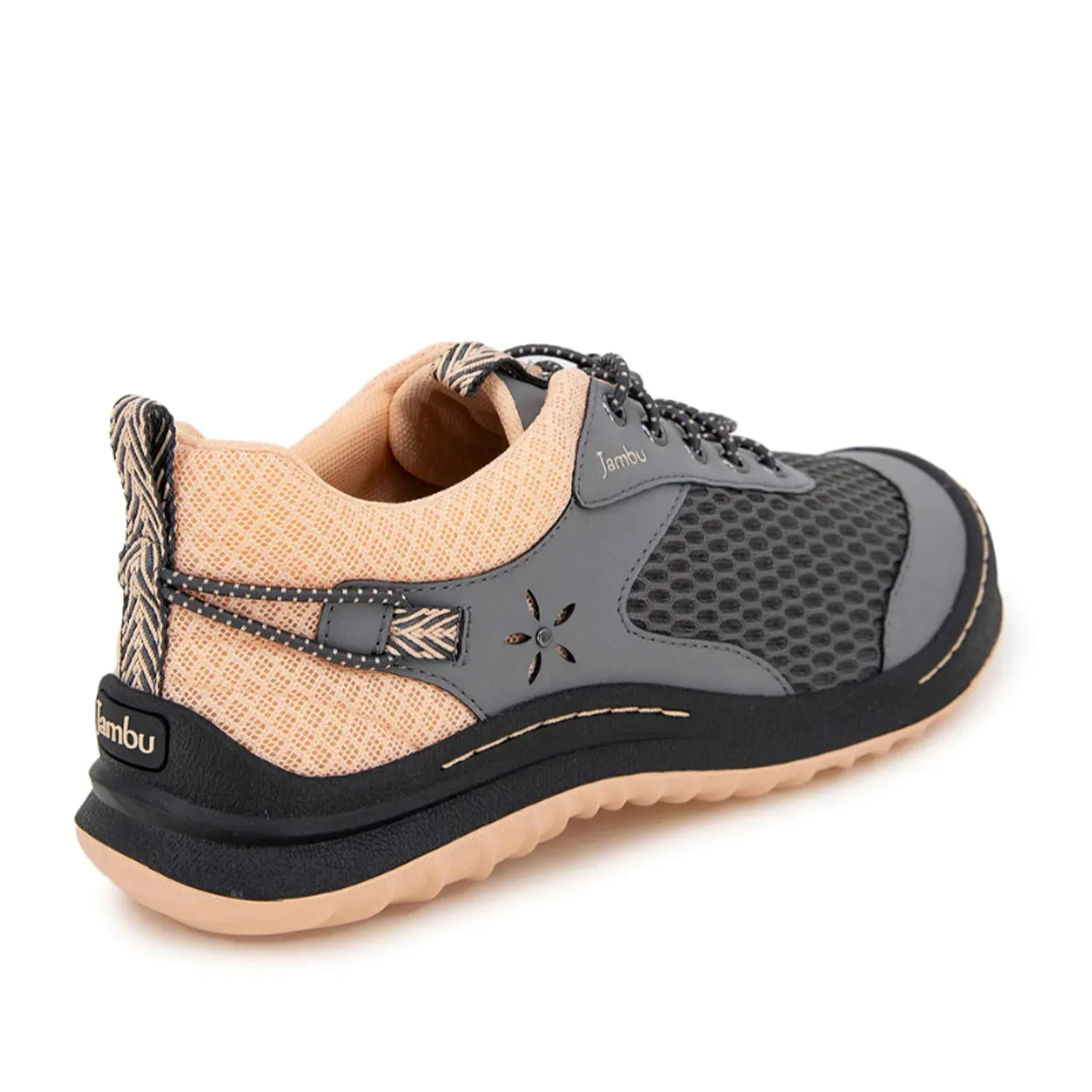 Jambu Women's Sunbeam Wt Rdy in Charcoal/Salmon