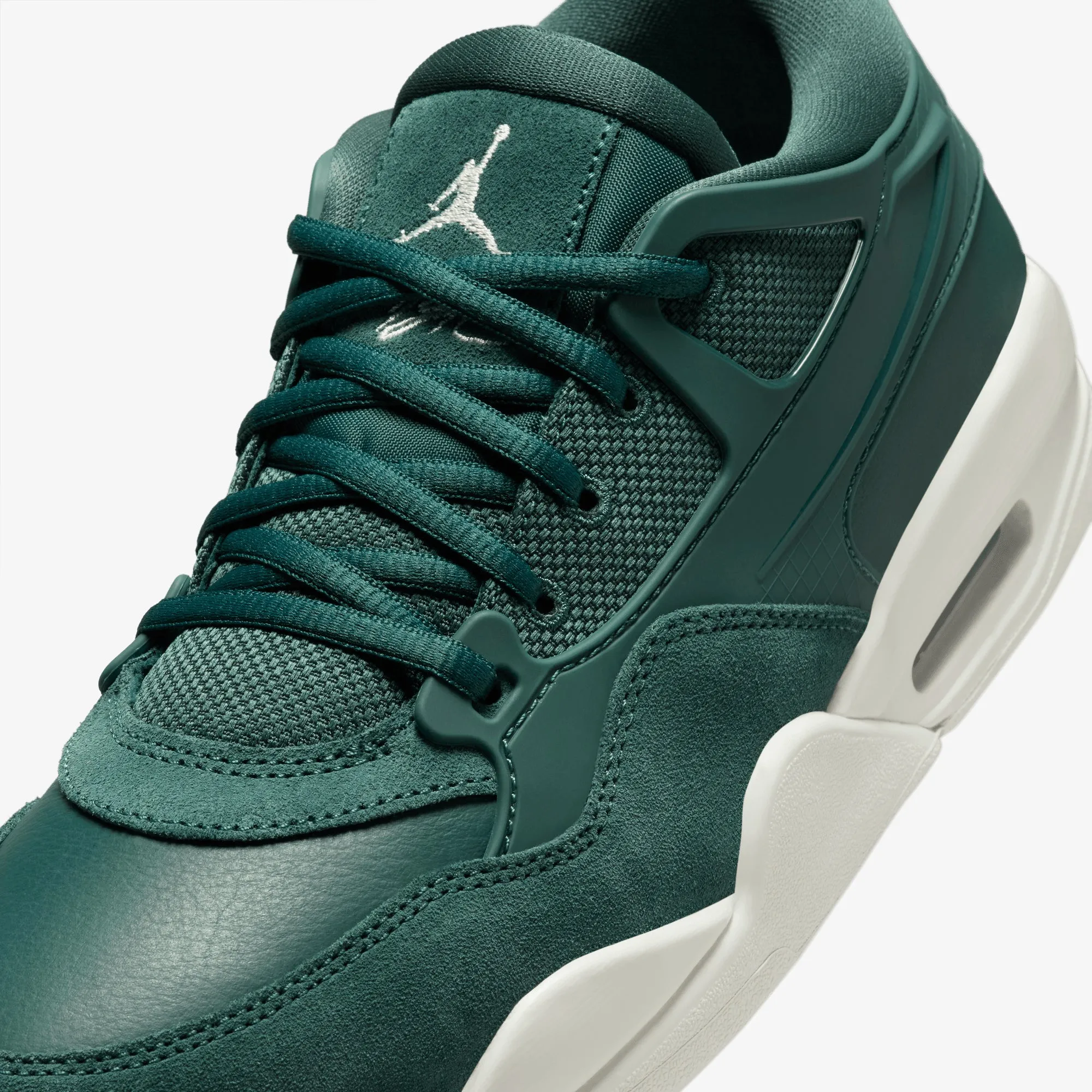 JORDAN | WMN'S AIR JORDAN 4 RM { OXIDIZED GREEN/WHITE-SAIL