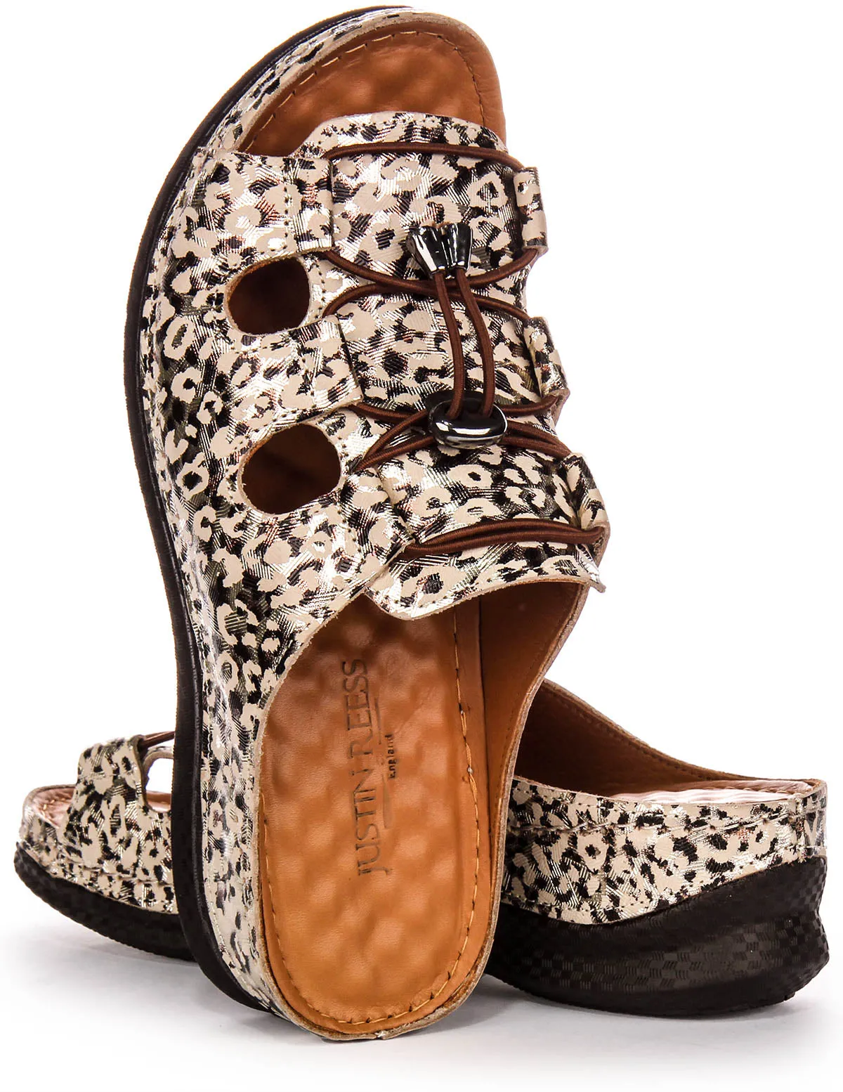 Justinreess England Kinsley Soft Footbed In Leopard For Women