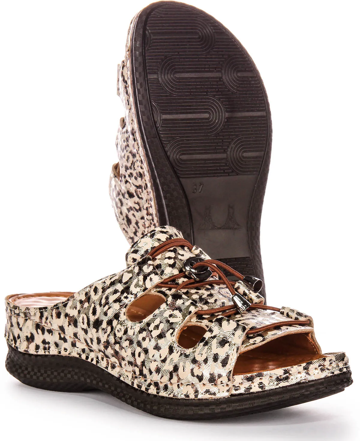 Justinreess England Kinsley Soft Footbed In Leopard For Women