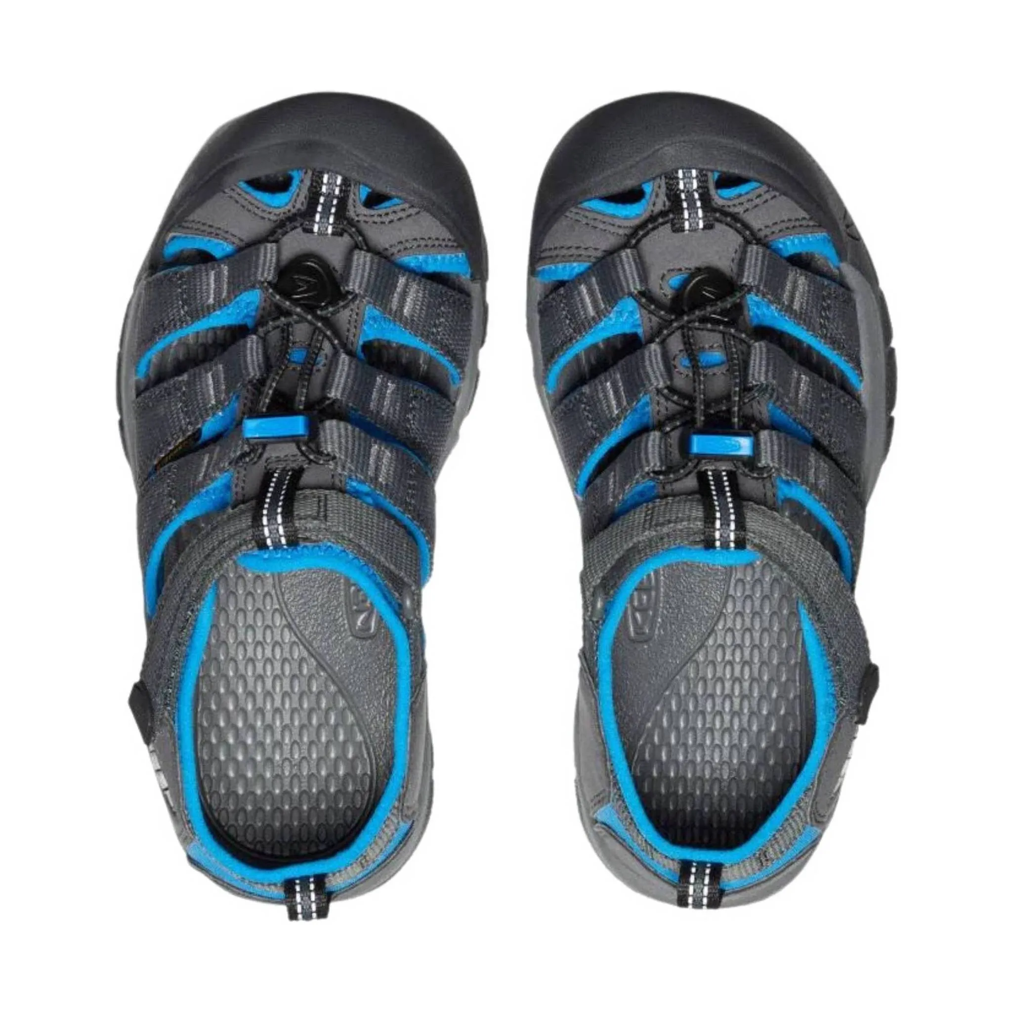 KEEN Big Kids' Newport H2 - Magnet/Brilliant Blue