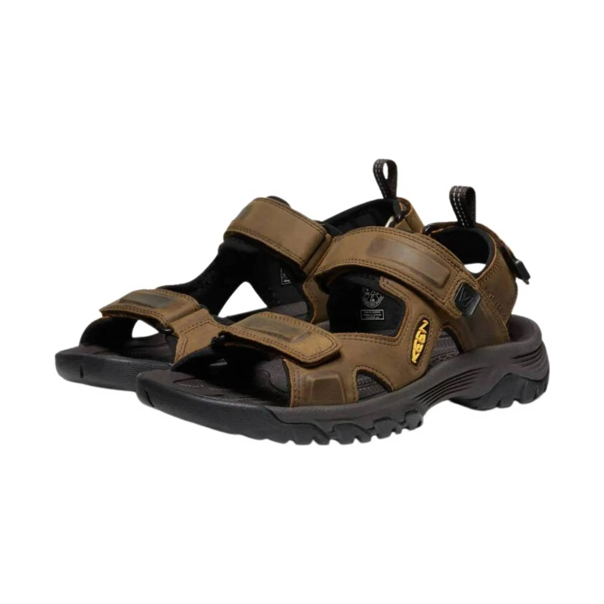 KEEN Men's Targhee III Open Toe Sandal - Bison/Mulch