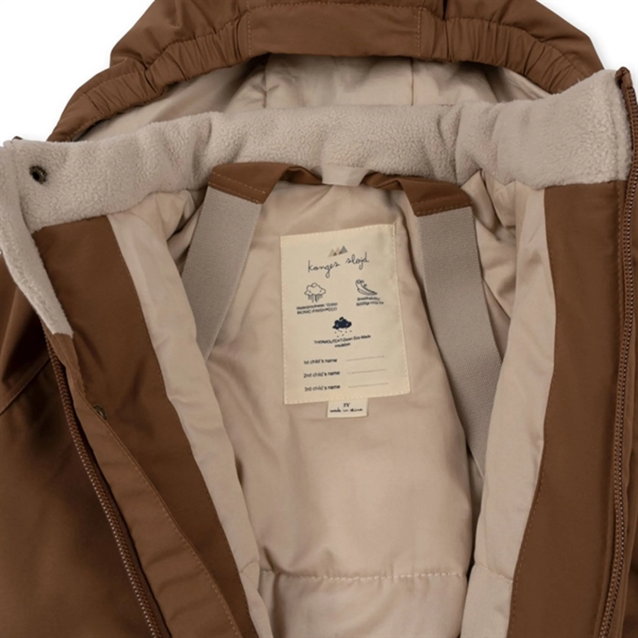 Konges Sløjd Pecan Pie Nohr Solid Snowsuit