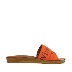 Los Cabos Clar Slip On Slide Orange