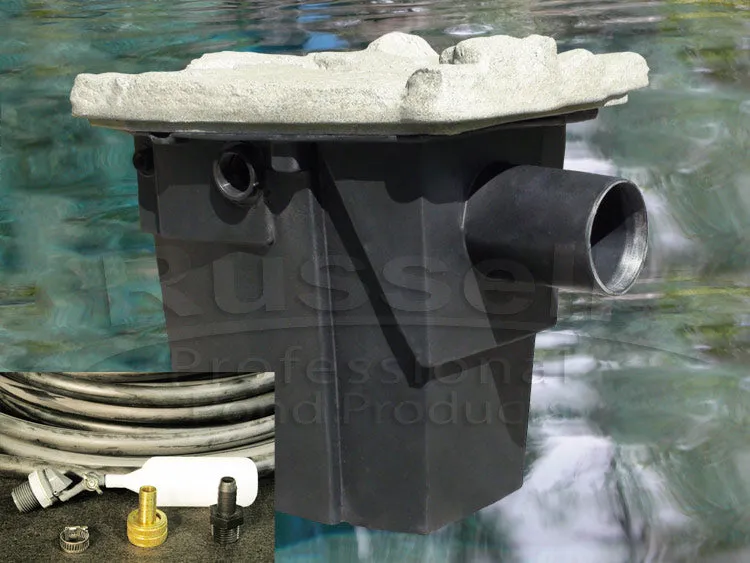 Medium Pond Skimmer - Piper HydroClean™ 7,000 gph Max, 2" Outlet Ports