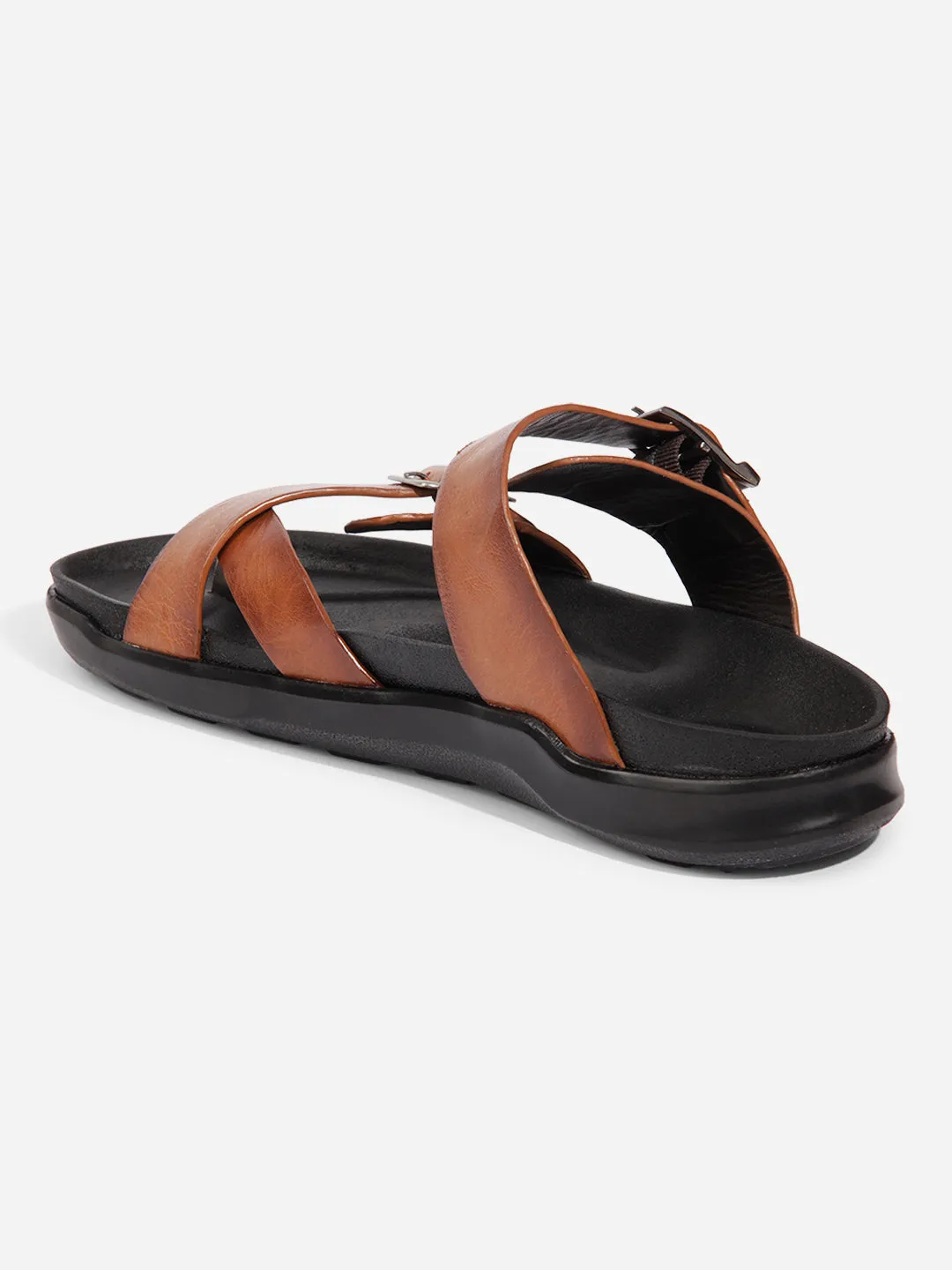 Men Tan Sandal / Slipper (ID4223)