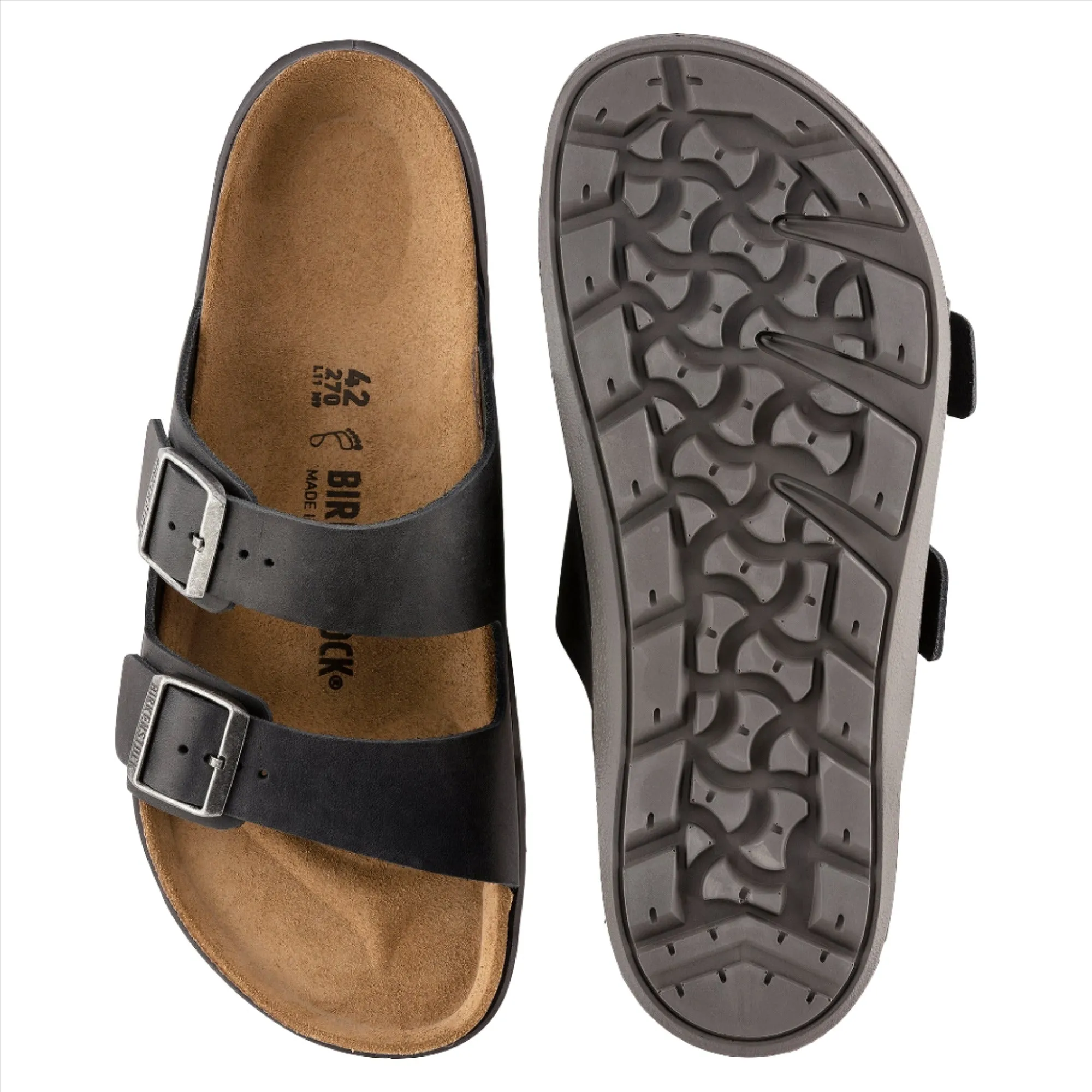 Men's Arizona CT Rugged Black Oiled Leather