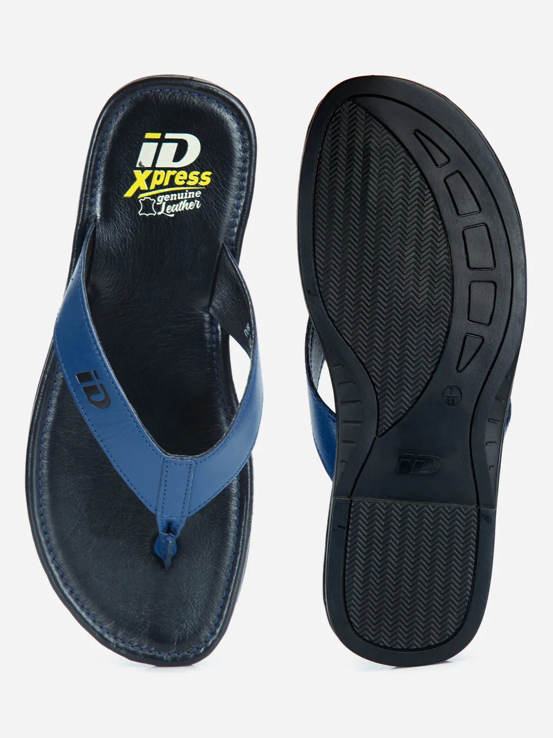 Men's Blue Thong-Style Flat Casual Sandal (ID4135)