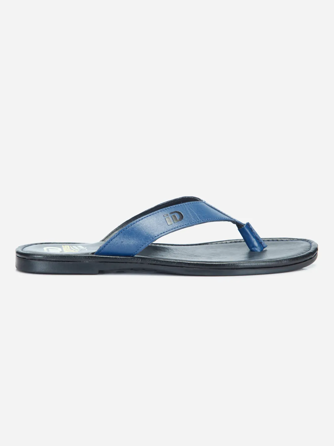 Men's Blue Thong-Style Flat Casual Sandal (ID4135)