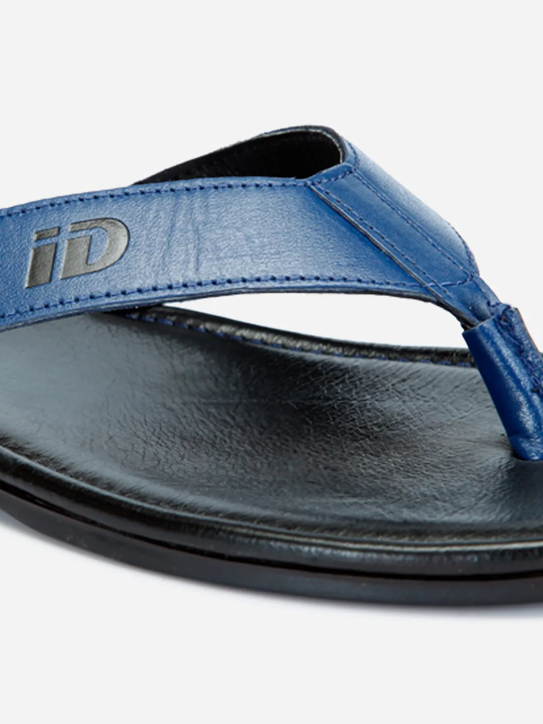 Men's Blue Thong-Style Flat Casual Sandal (ID4135)