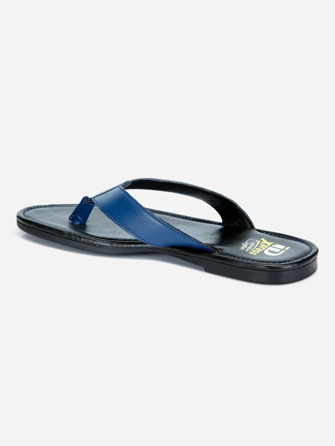 Men's Blue Thong-Style Flat Casual Sandal (ID4135)