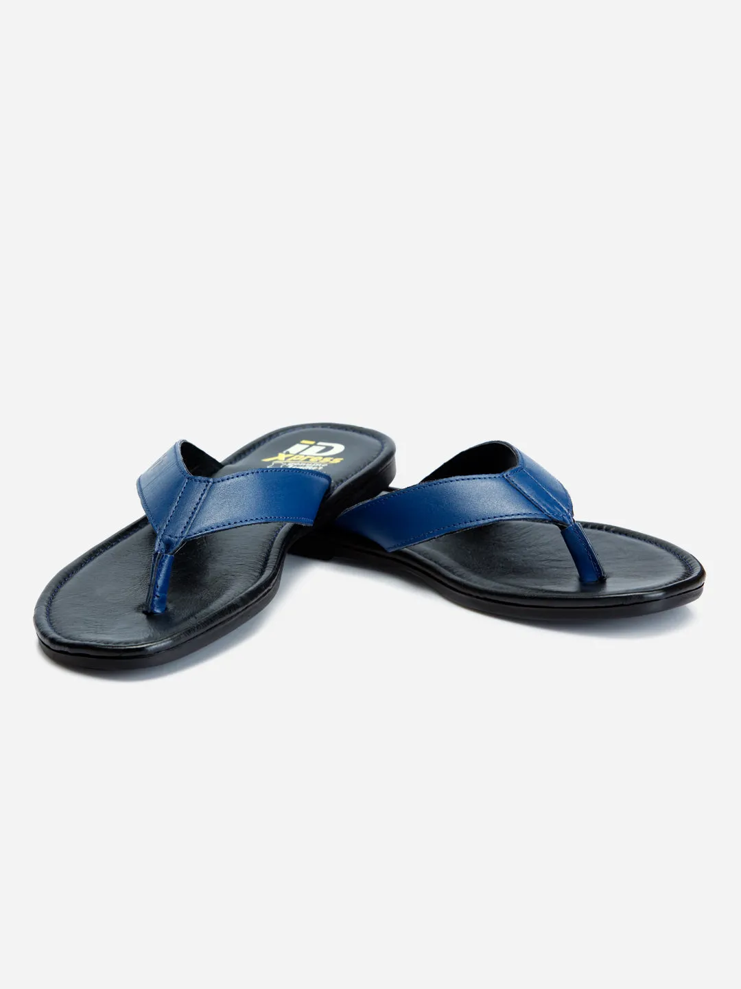 Men's Blue Thong-Style Flat Casual Sandal (ID4135)