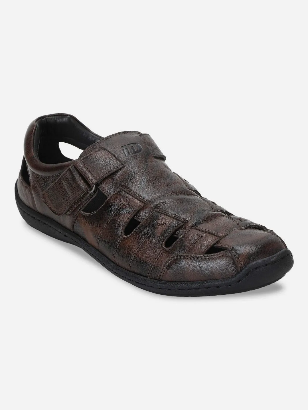 Men's Brown Hurache Casual Sandal (ID4033)