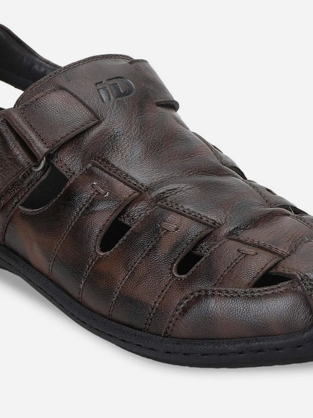 Men's Brown Hurache Casual Sandal (ID4033)