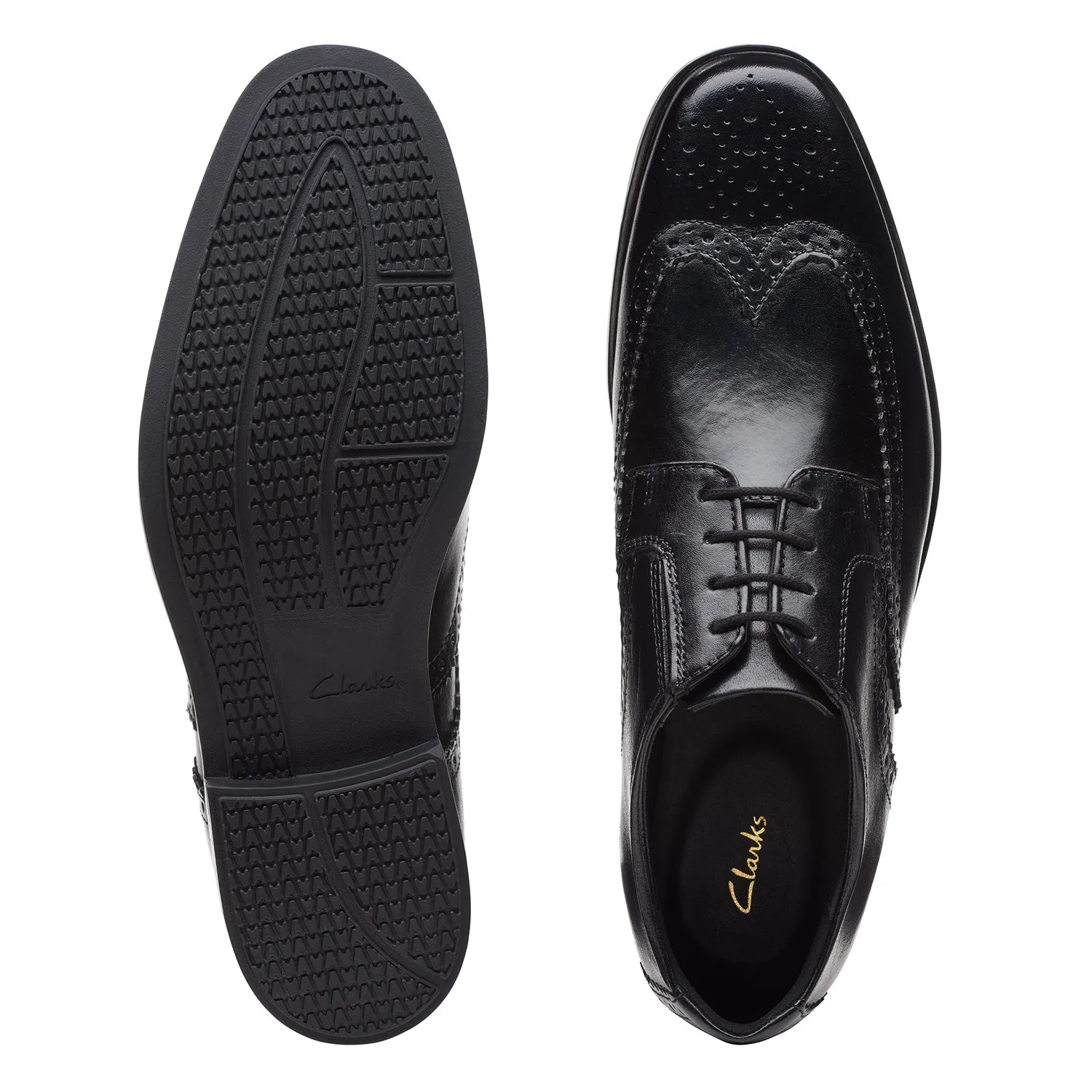 Mens - Howard Wing Black Leather