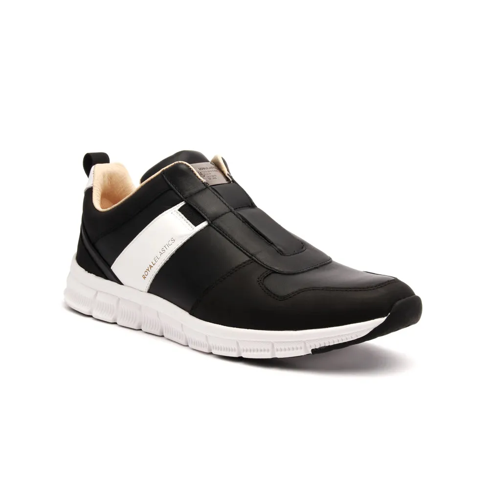 Men's Rider Black Leather Sneakers 01183-990