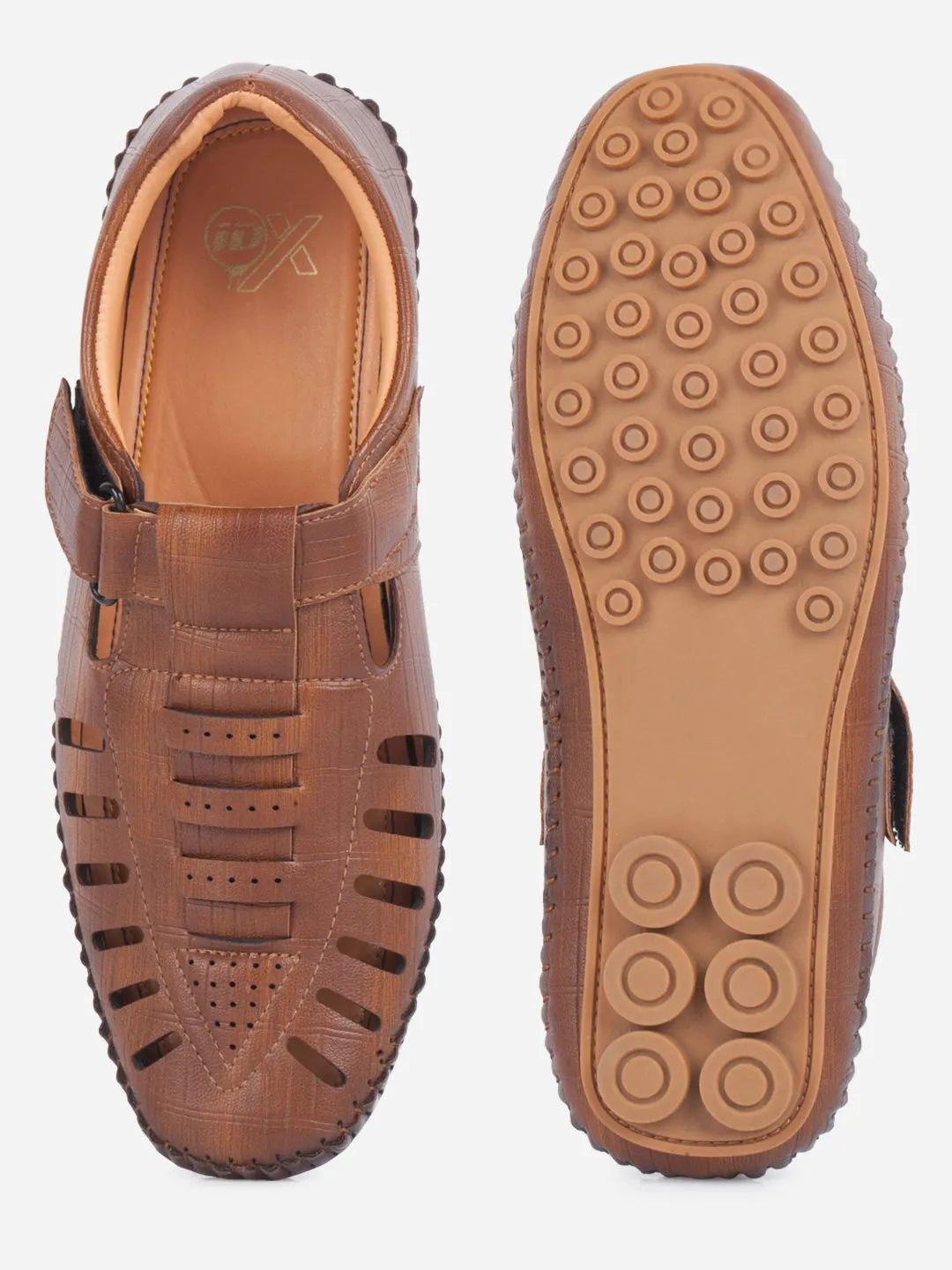 Men's Tan Huarache Sandal (IX5014)