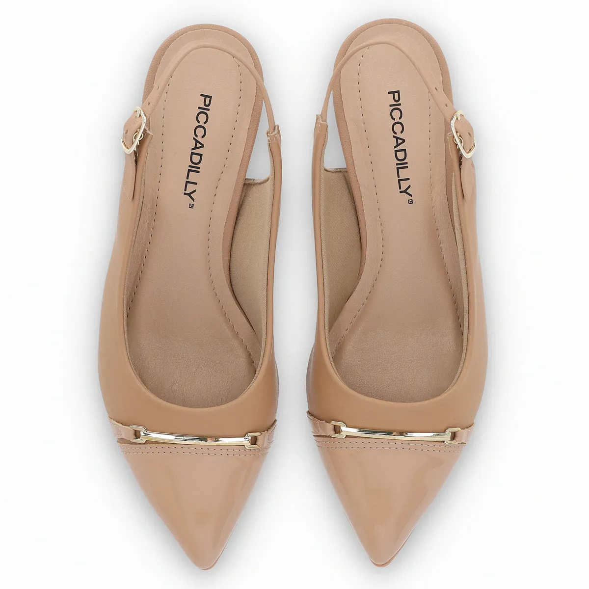 Metropolis Sling-Back Heels -Nude (740.015)