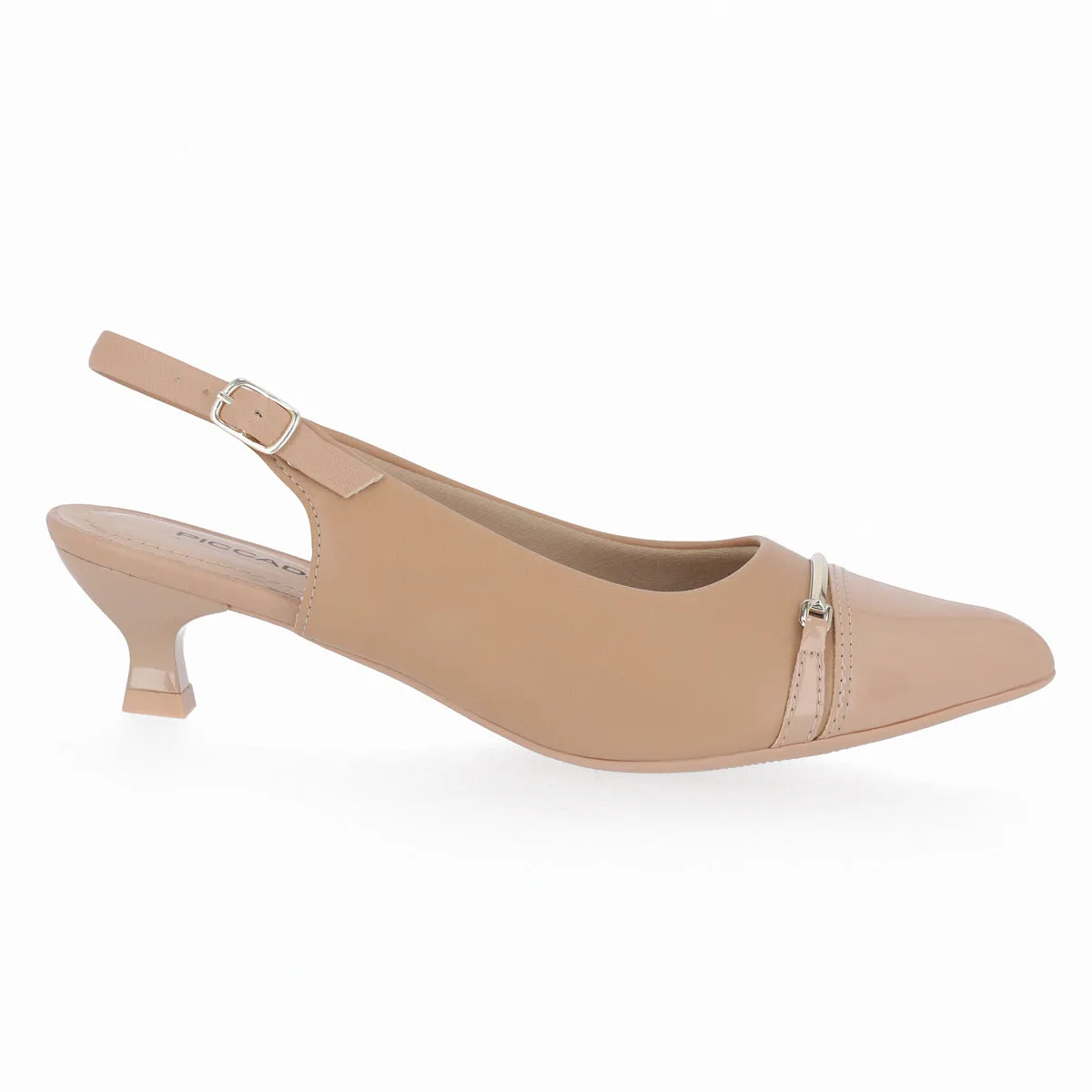 Metropolis Sling-Back Heels -Nude (740.015)