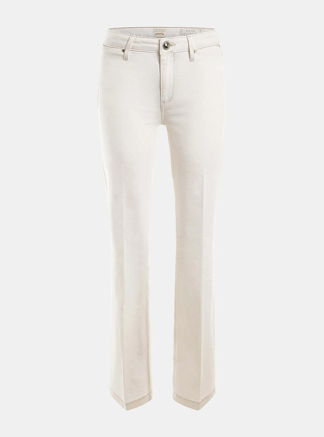 Mid-Rise Sexy Straight Marina Denim Jeans In Passionates Clean Wash