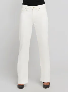 Mid-Rise Sexy Straight Marina Denim Jeans In Passionates Clean Wash