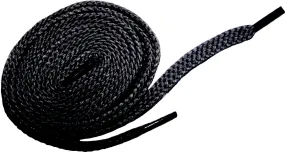 [Midnight Black] - Flat Woven Shoelaces