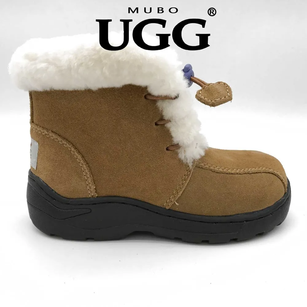 MUBO UGG Kids Boots with TPR Sole