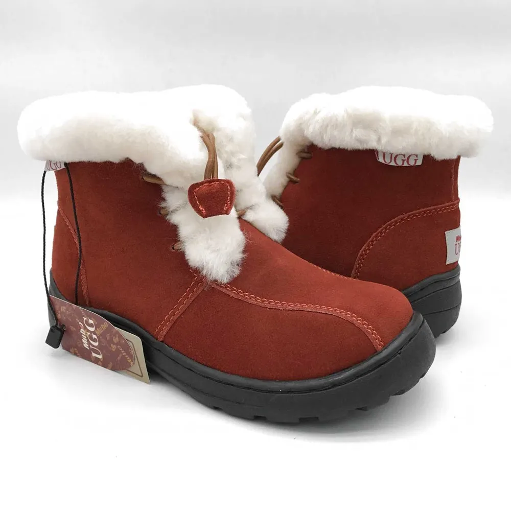 MUBO UGG Kids Boots with TPR Sole