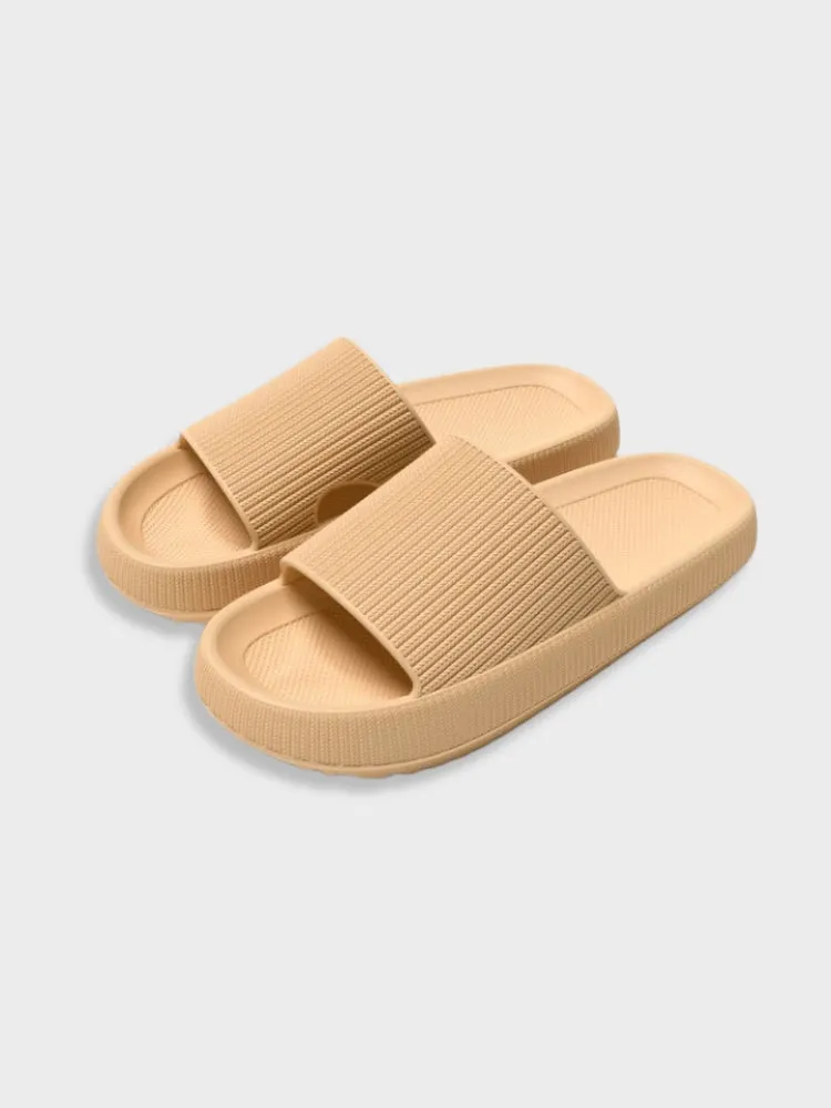 Neutral Decarba Flexible Woman Slides