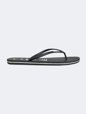 O&#39;Neill Profile Small Logo Men Beach Slippers Black Out