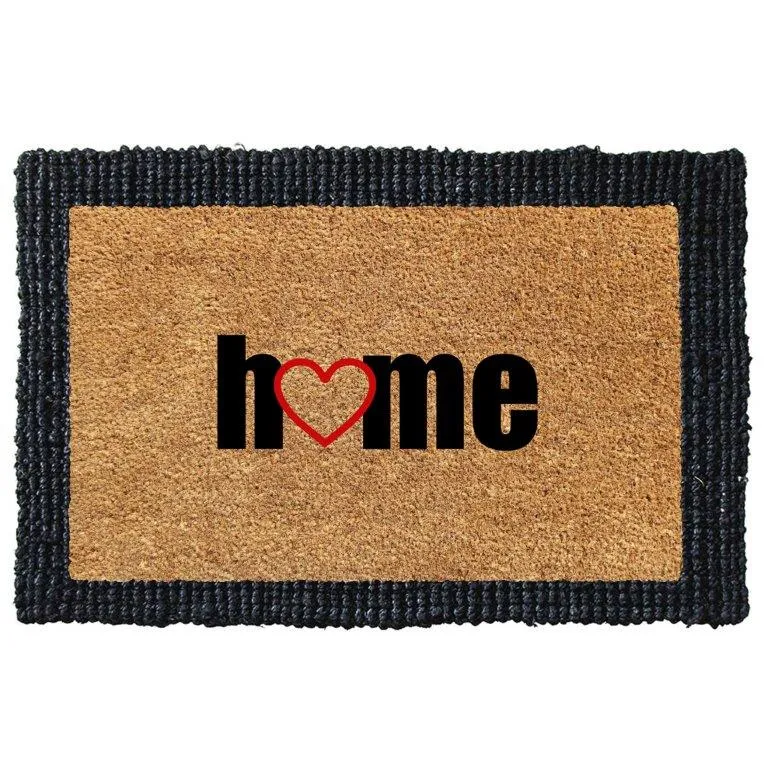 OnlyMat Jute and Coir Doormat Combo - Home printed Doormat