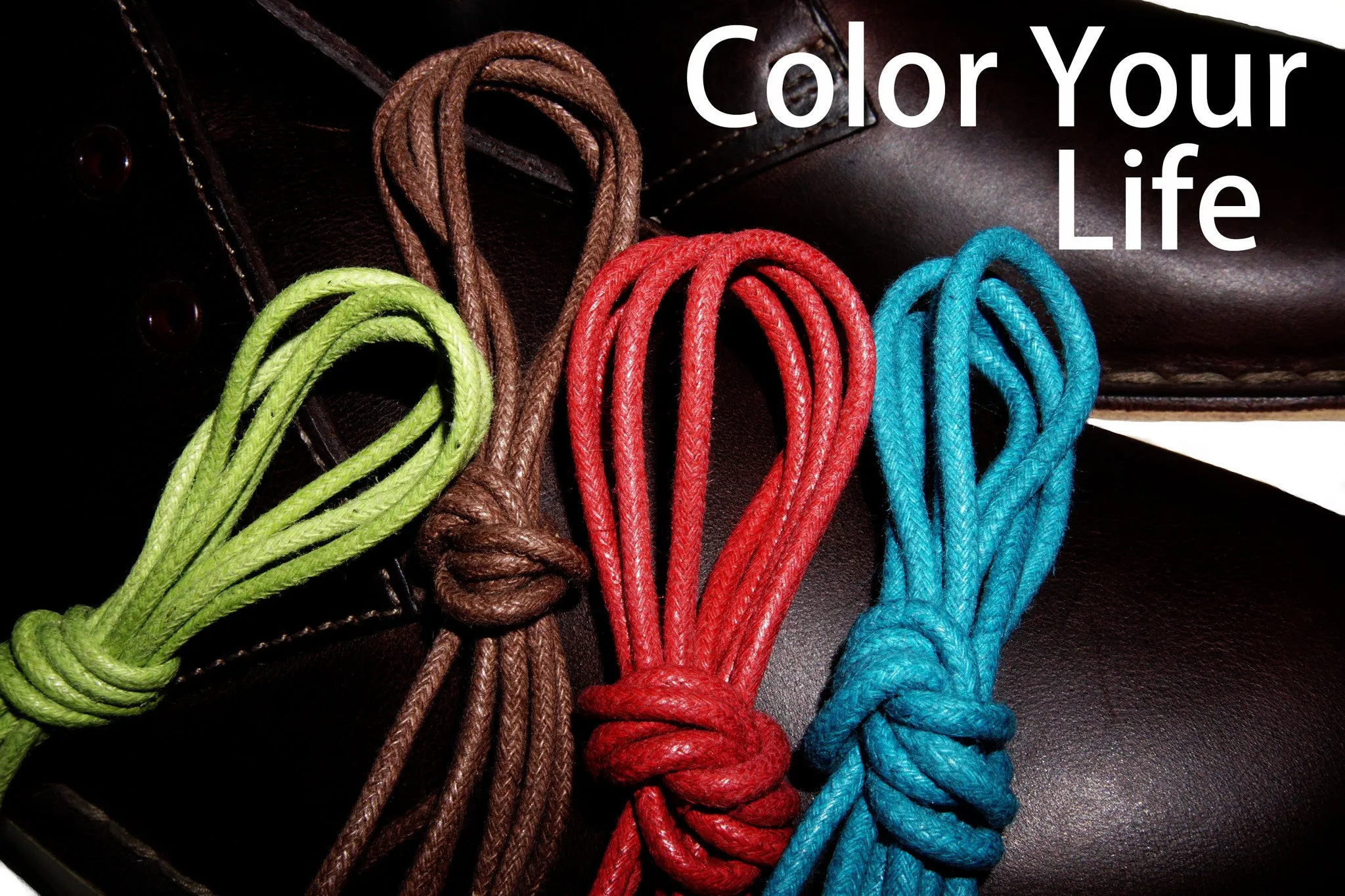 [Pandora Gift Box of 5] - Round Waxed Cotton Shoelaces