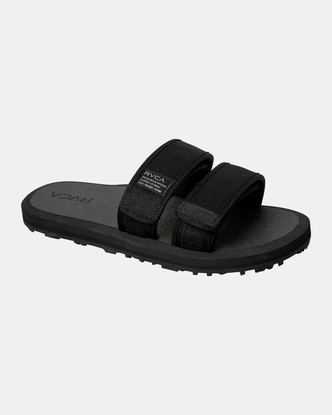 Peak Slider Sandals - Black