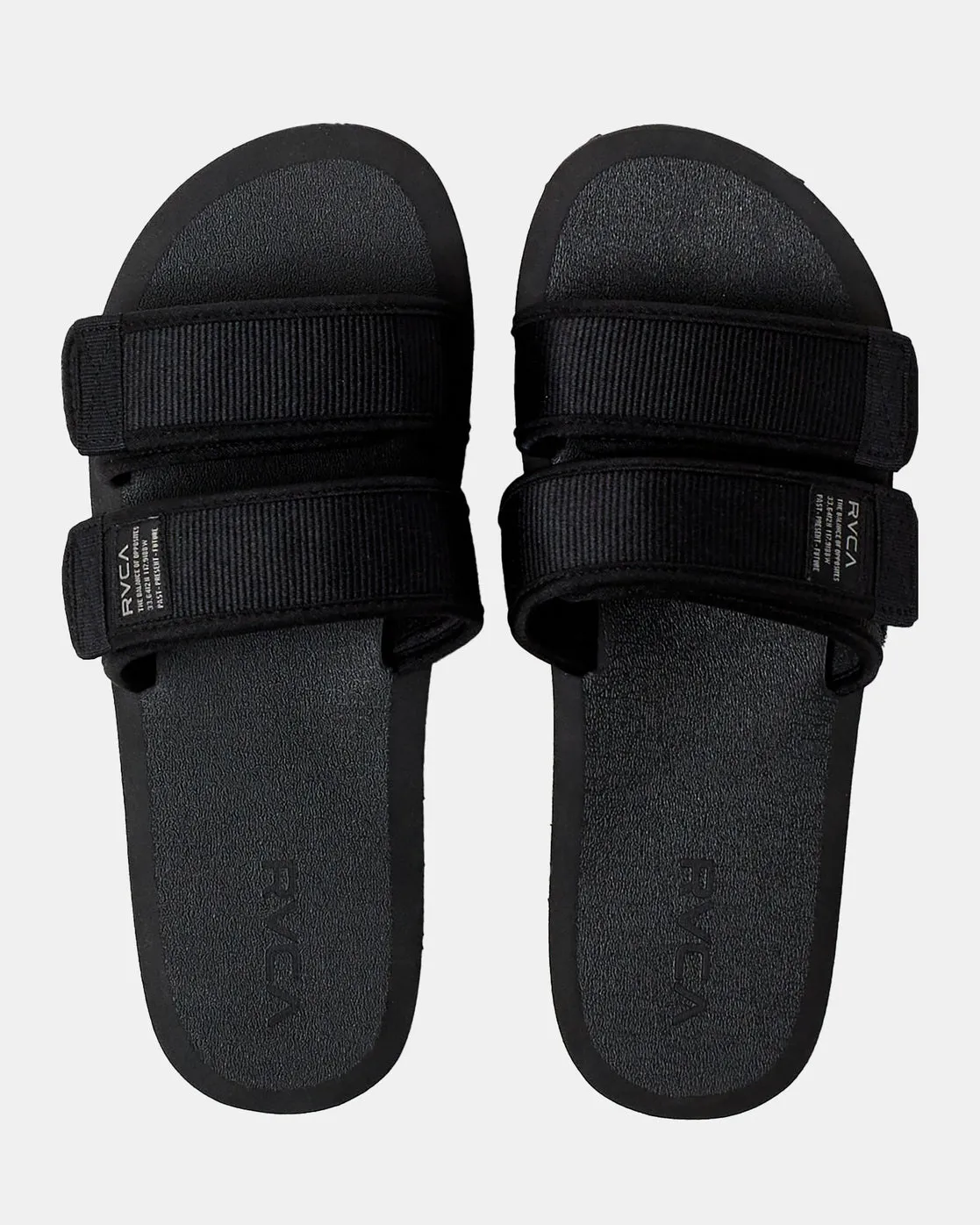 Peak Slider Sandals - Black