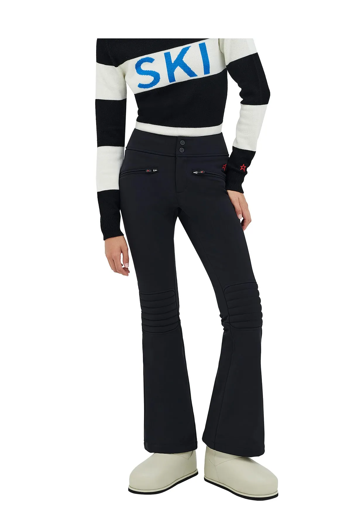 Perfect Moment Aurora Flare Race Ski Pant in Black