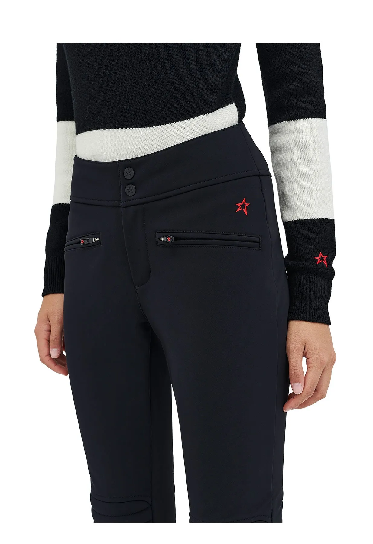 Perfect Moment Aurora Flare Race Ski Pant in Black